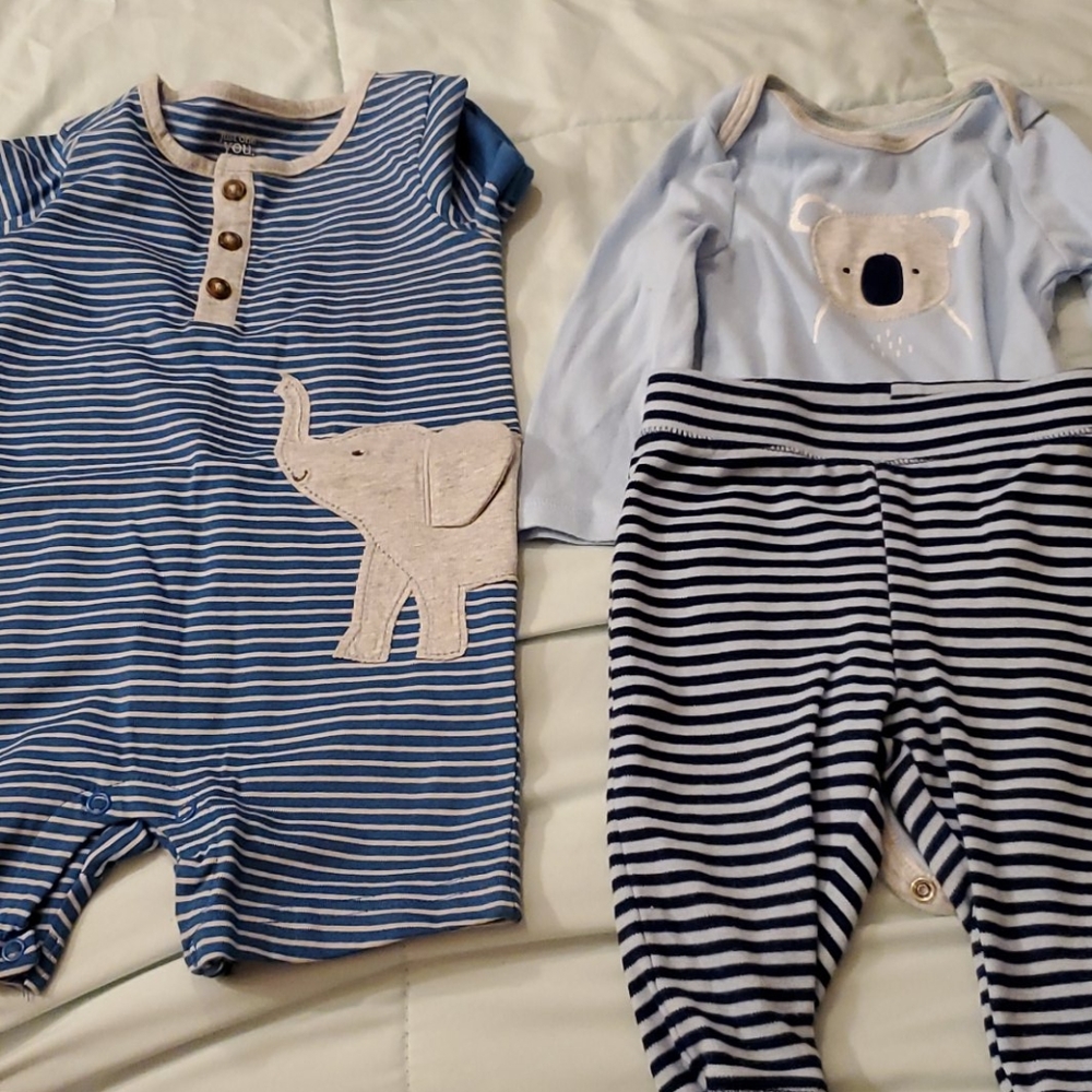 2 outfits, baby boys